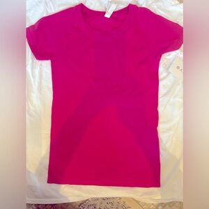 Athletes Hot Pink Short Sleeve Workout Shirt with Tags
